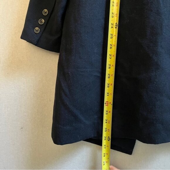 Hush Anders Revere wool blend midi trench jacket Sz M - Picture 14 of 14